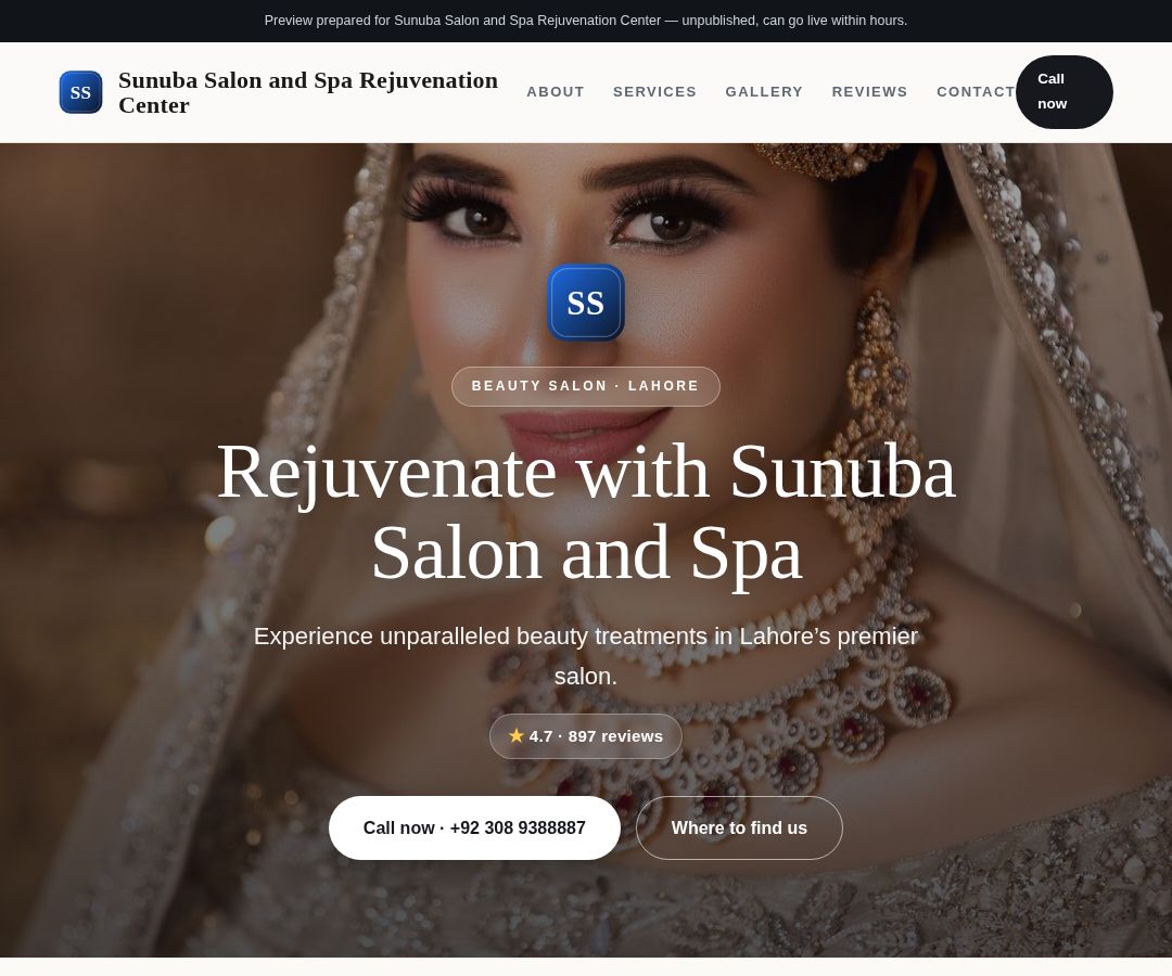 Sunuba Salon and Spa Rejuvenation Center