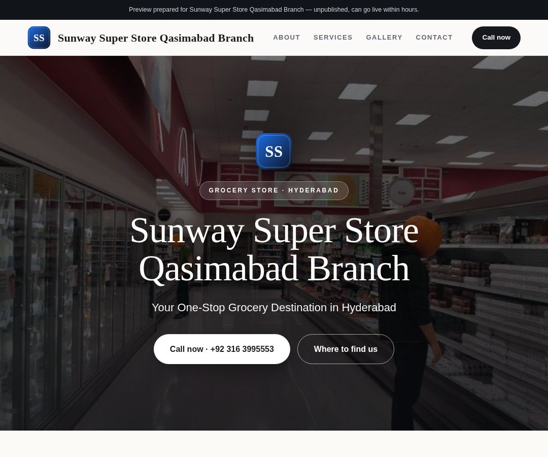 Sunway Super Store Qasimabad Branch