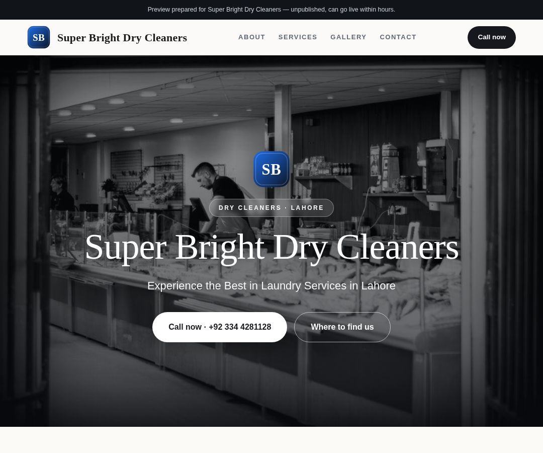 Super Bright Dry Cleaners