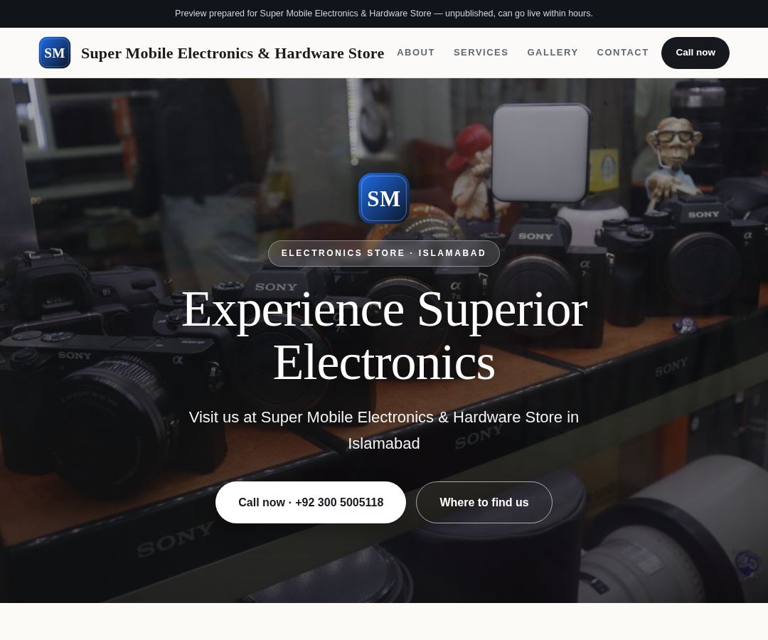 Super Mobile Electronics & Hardware Store