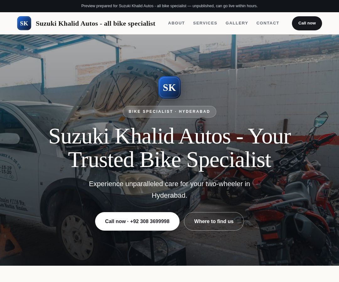 Suzuki Khalid Autos - all bike specialist