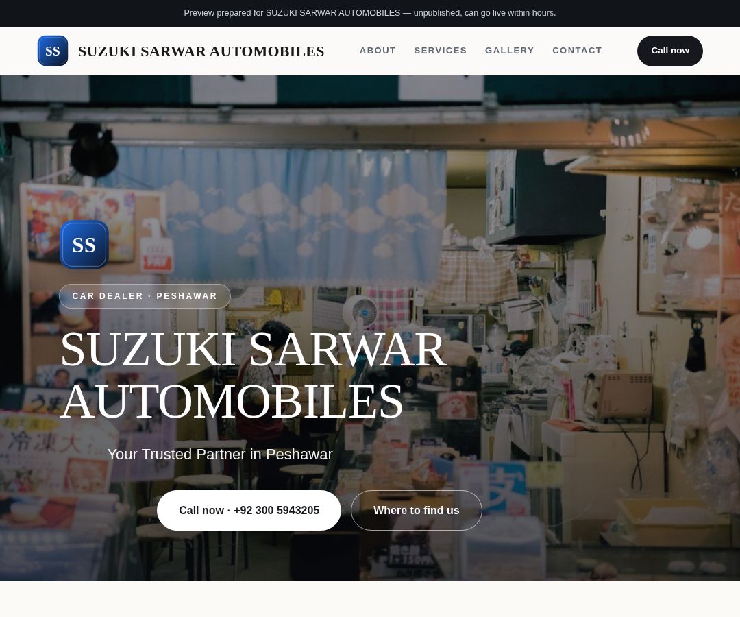 SUZUKI SARWAR AUTOMOBILES