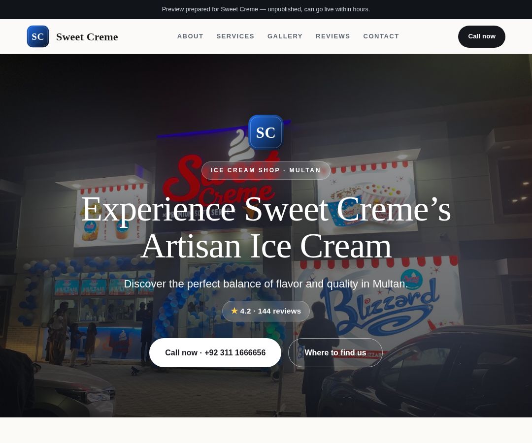 Sweet Creme