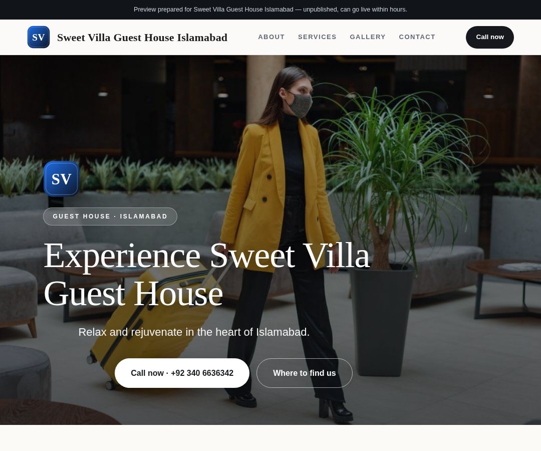 Sweet Villa Guest House Islamabad