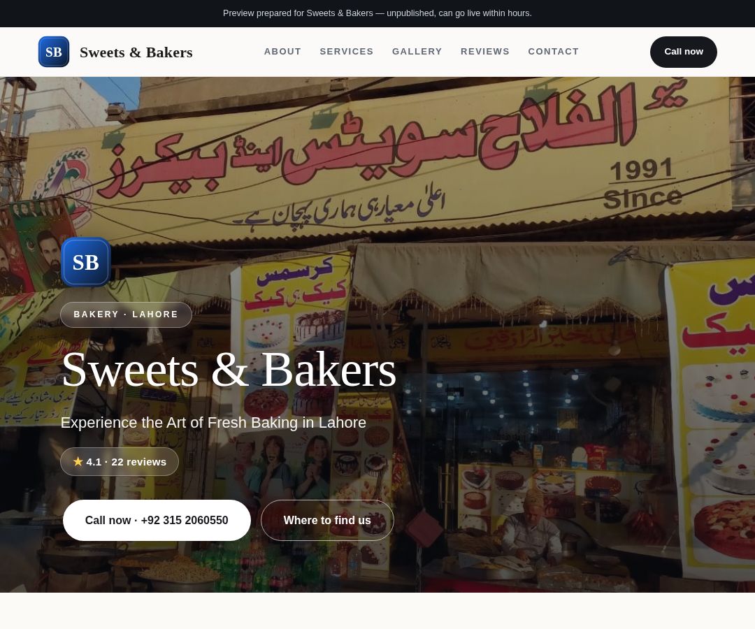 Sweets & Bakers