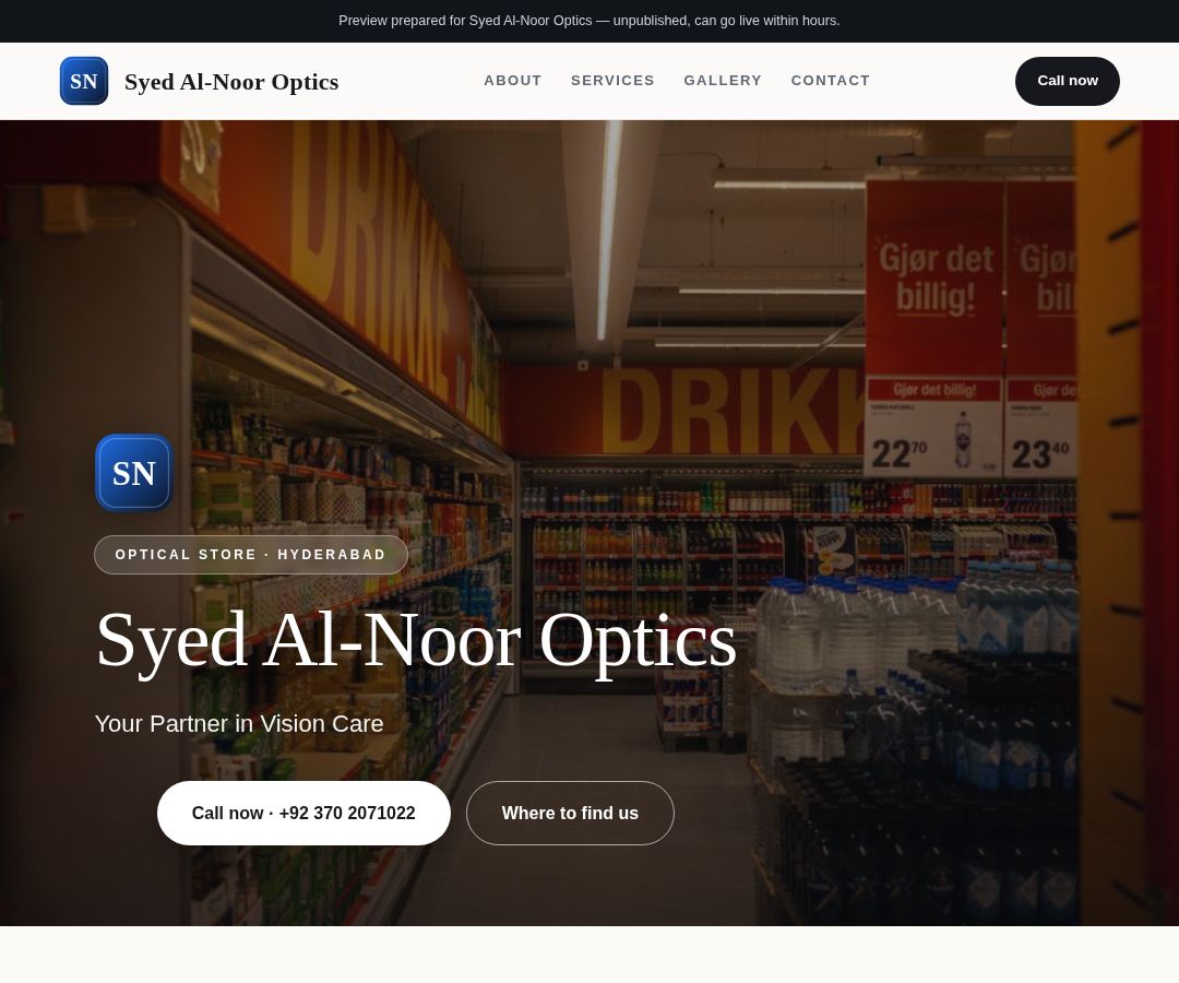 Syed Al-Noor Optics