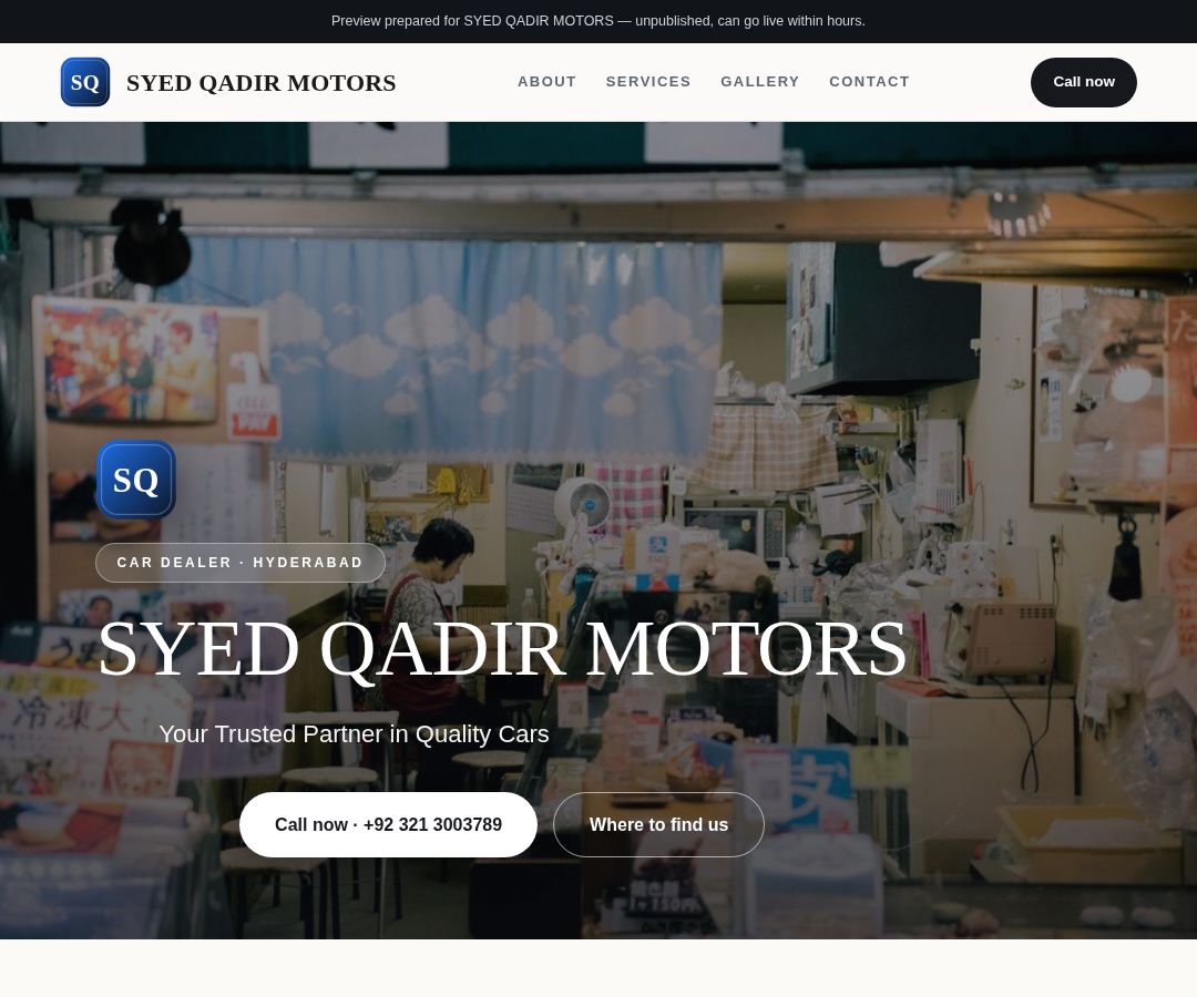 SYED QADIR MOTORS