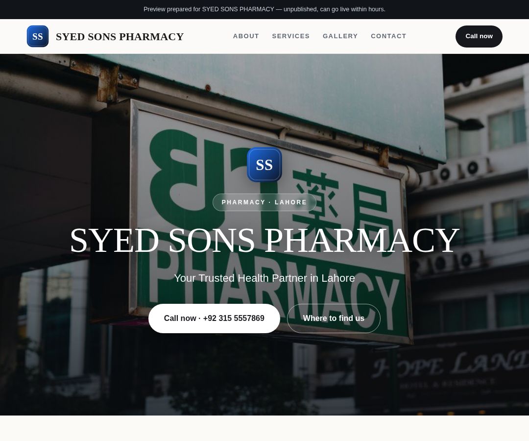 SYED SONS PHARMACY