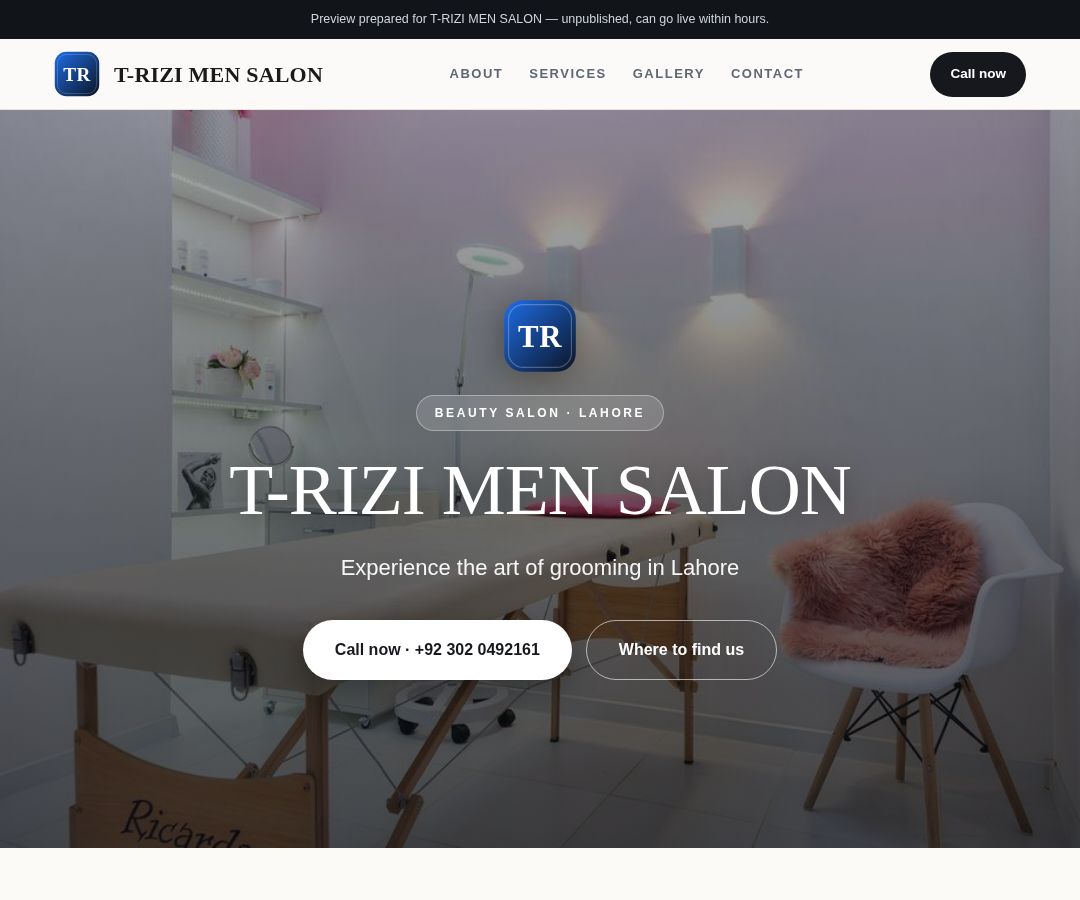 T-RIZI MEN SALON