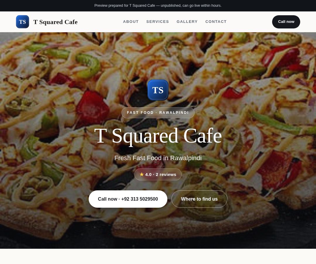 T Squared Cafe