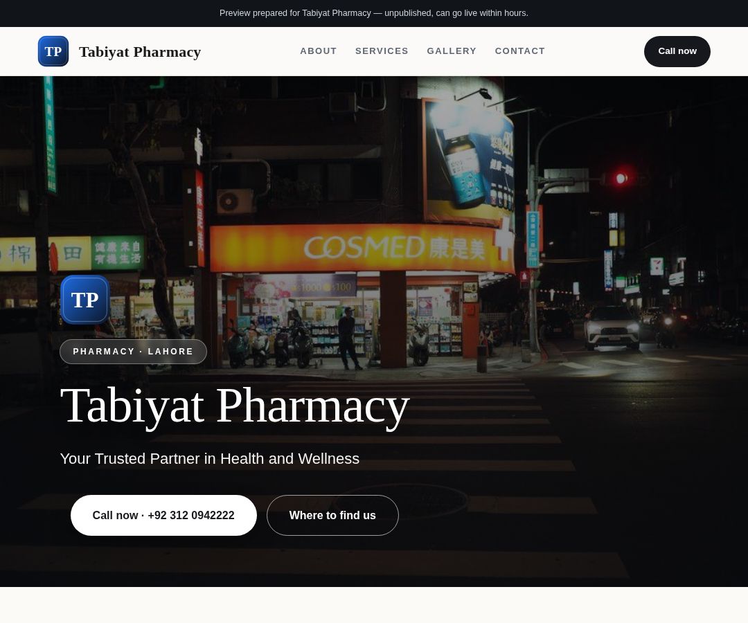 Tabiyat Pharmacy