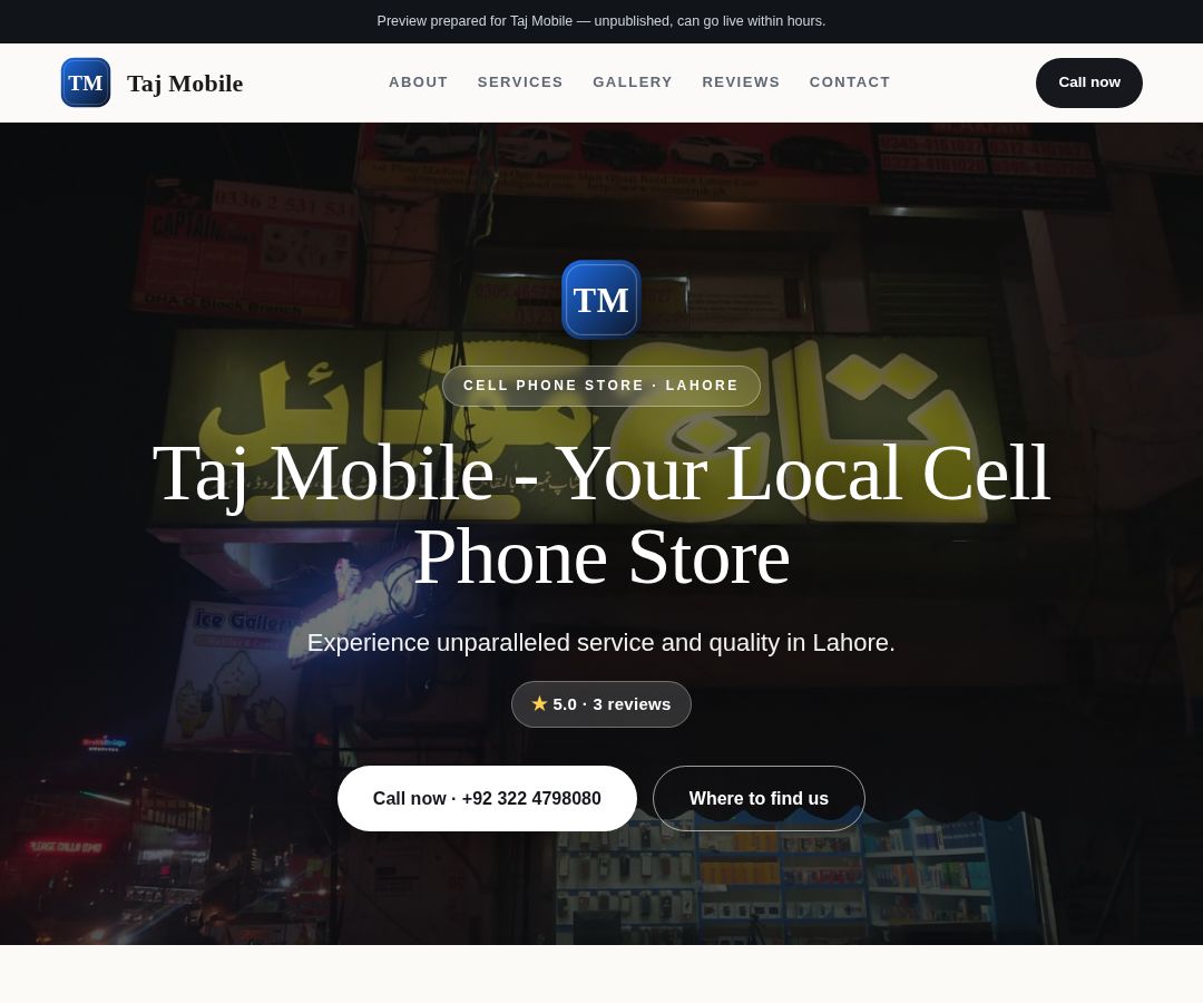 Taj Mobile