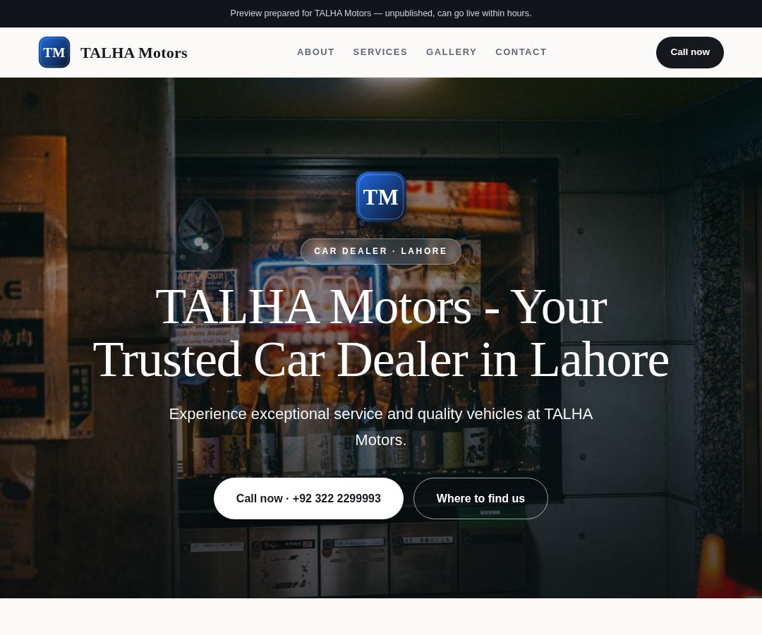 TALHA Motors