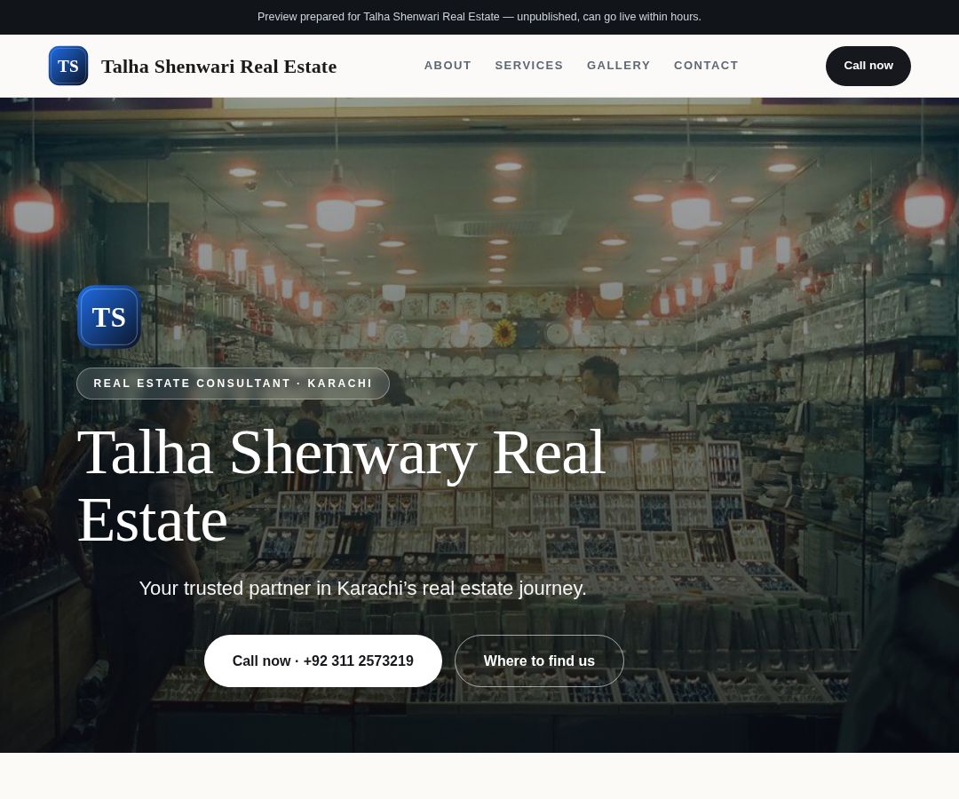 Talha Shenwari Real Estate