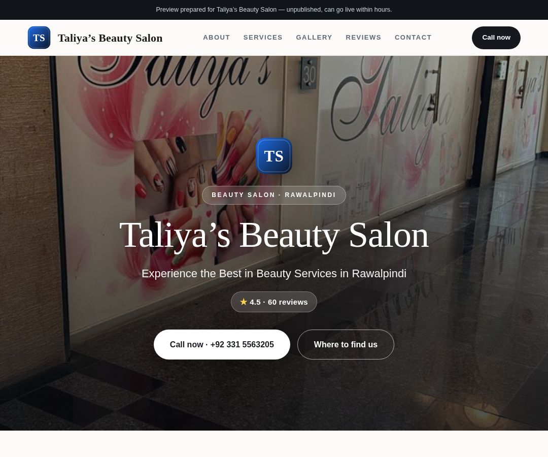 Taliya’s Beauty Salon