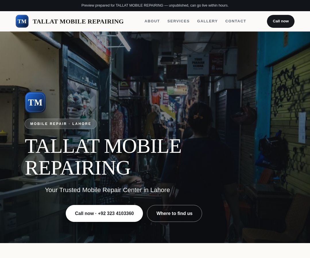 TALLAT MOBILE REPAIRING