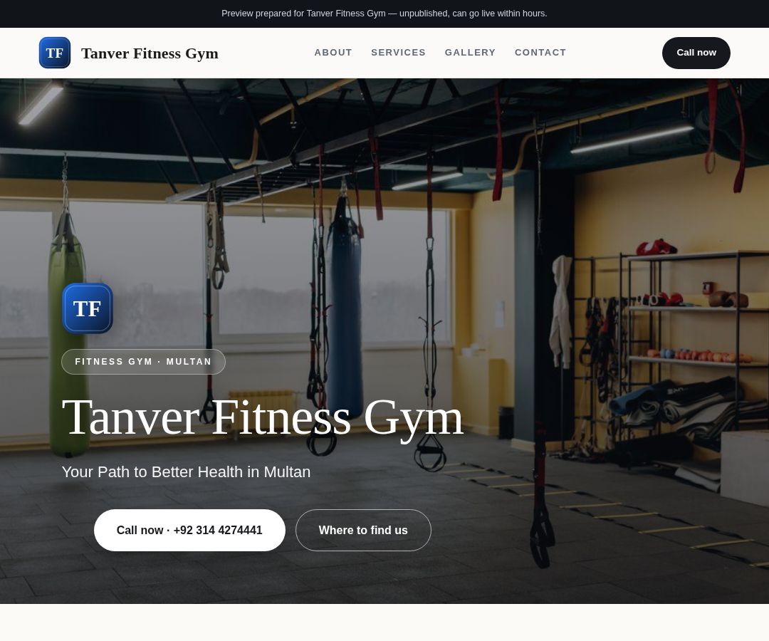Tanver Fitness Gym