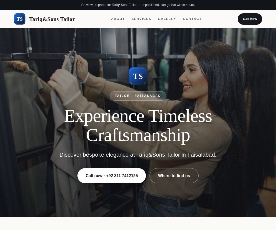 Tariq&Sons Tailor