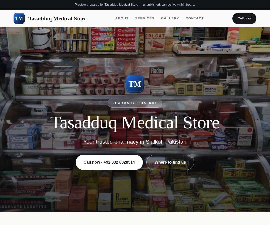 Tasadduq Medical Store