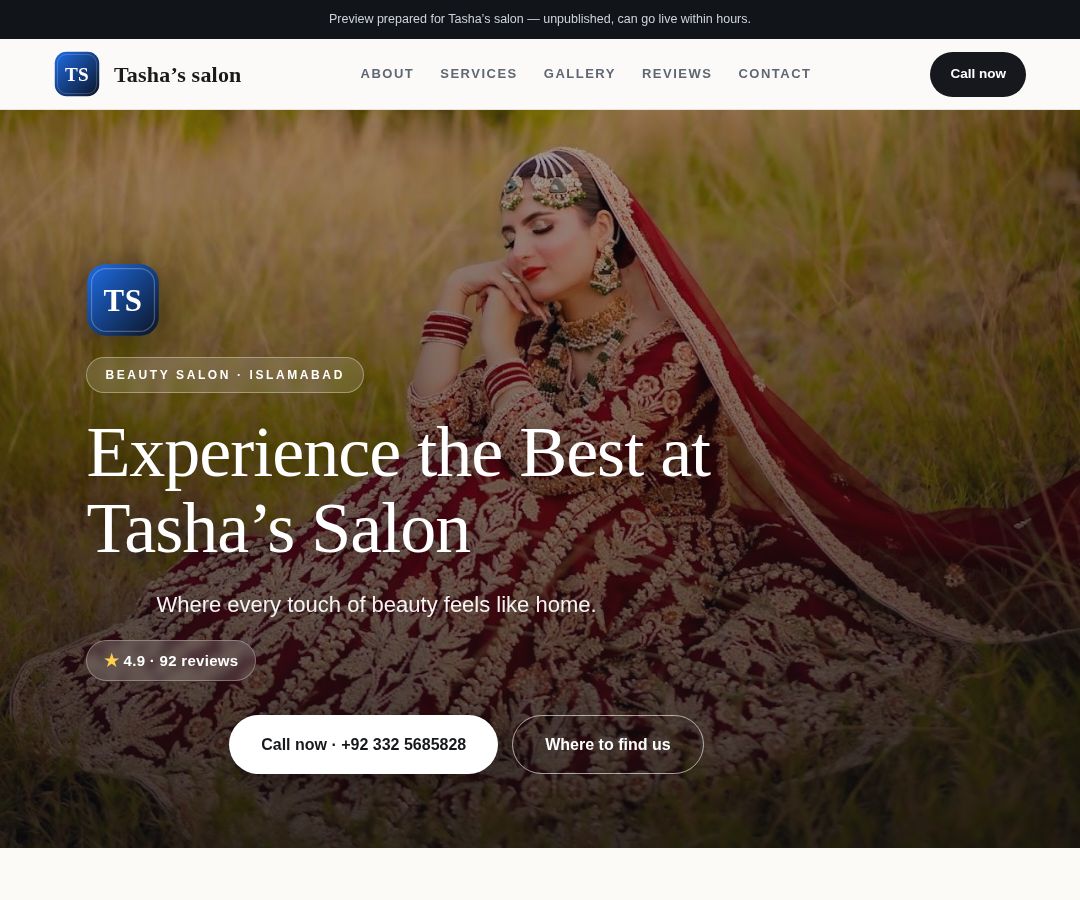 Tasha’s salon