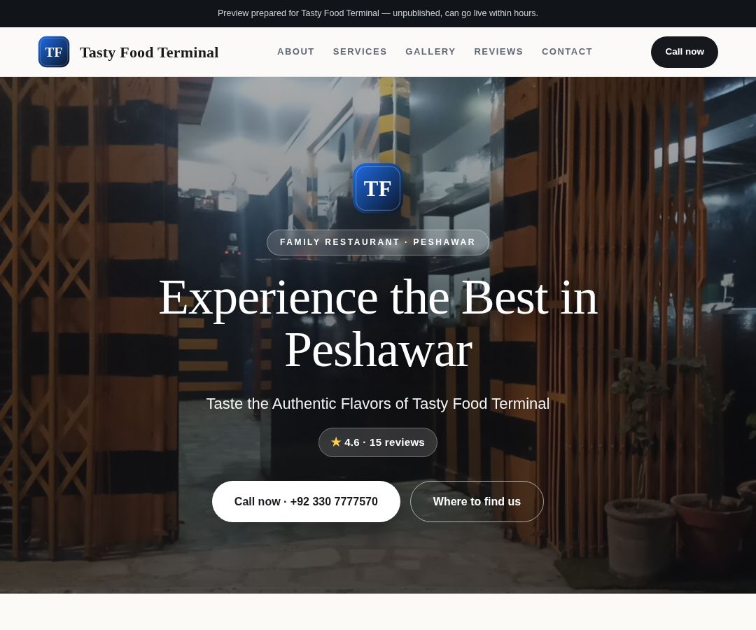 Tasty Food Terminal