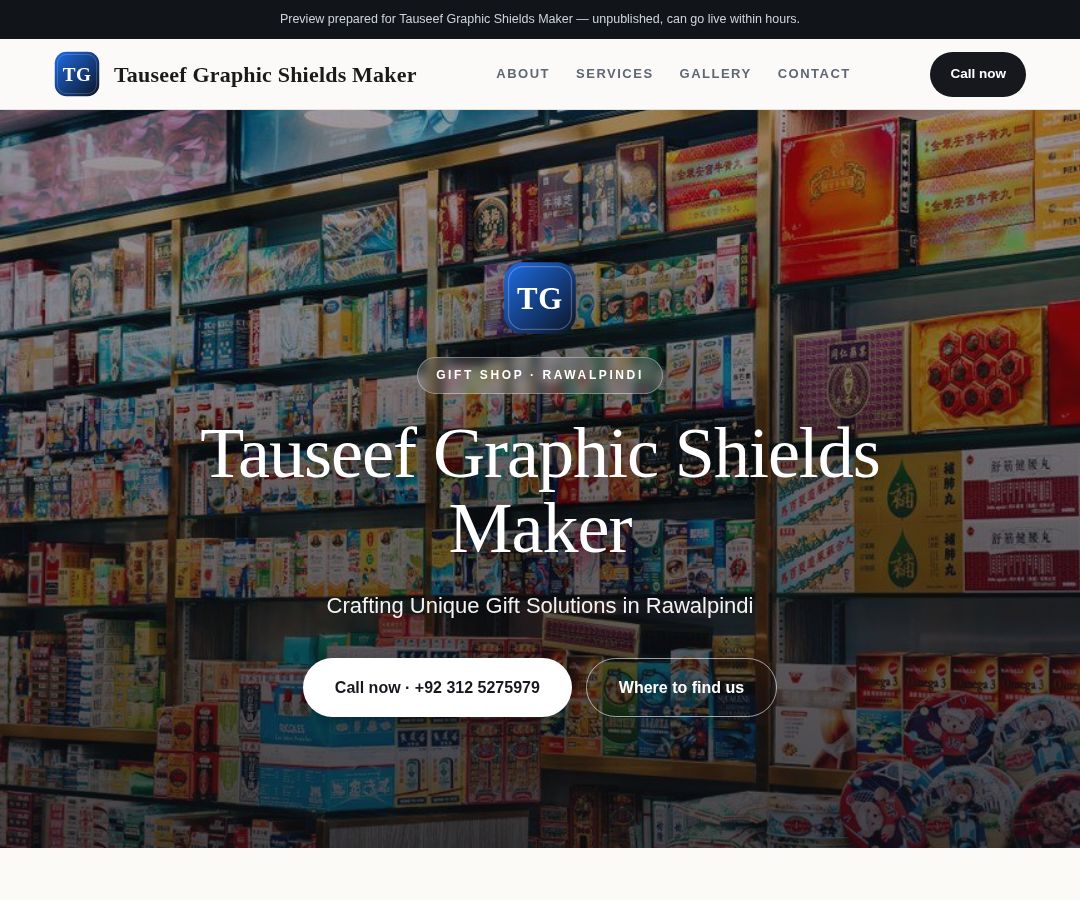 Tauseef Graphic Shields Maker