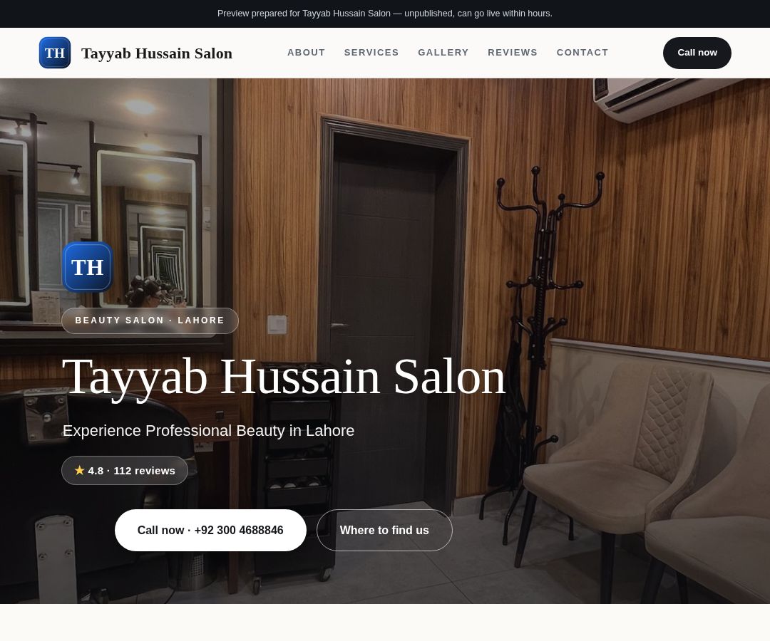 Tayyab Hussain Salon