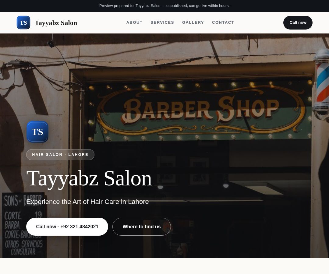 Tayyabz Salon