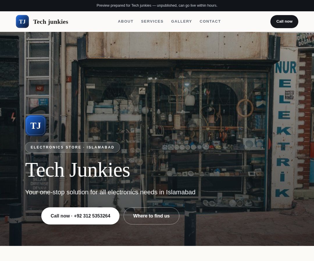 Tech junkies