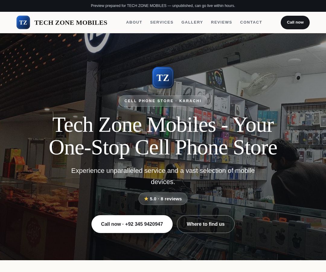 TECH ZONE MOBILES