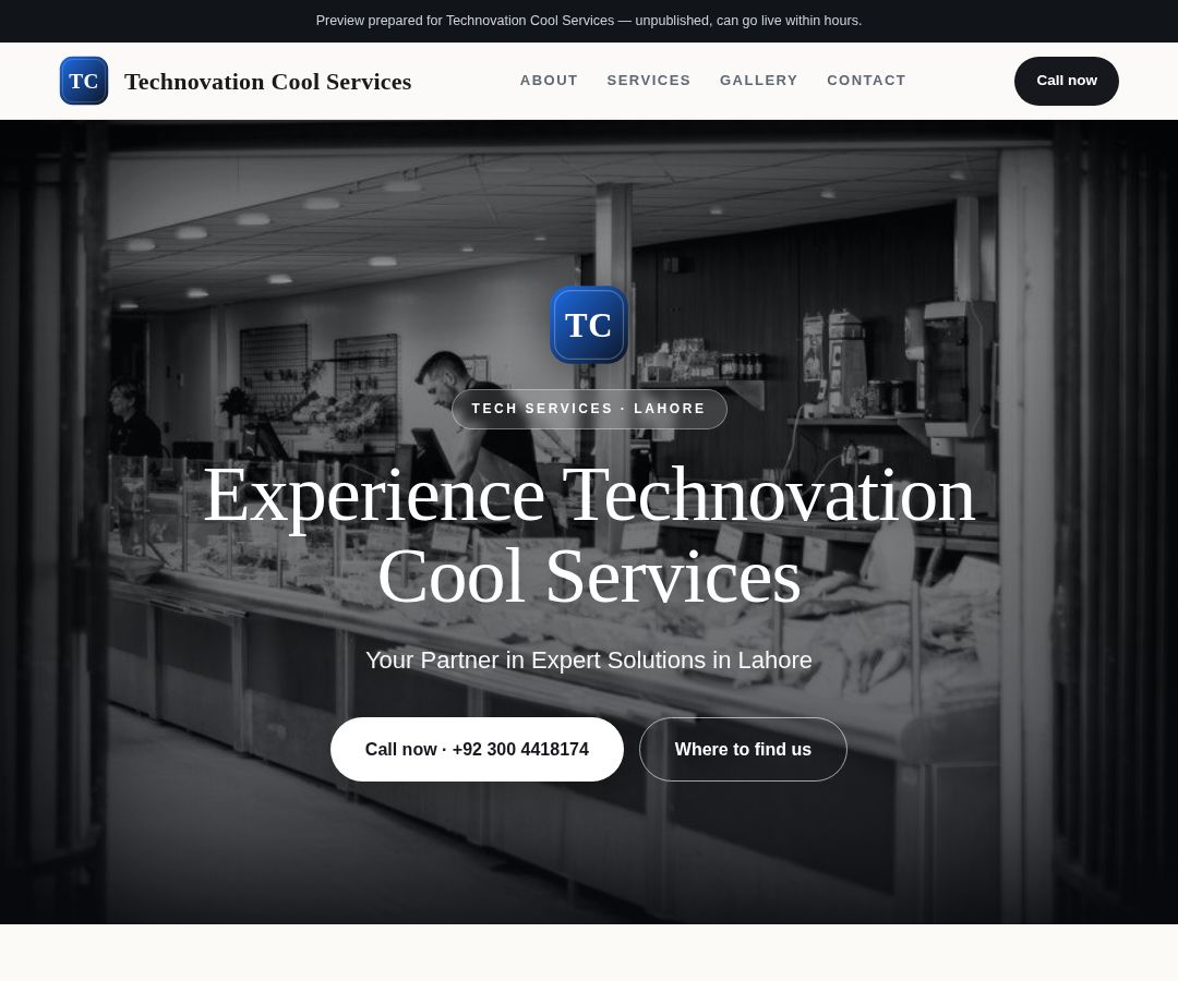 Technovation Cool Services