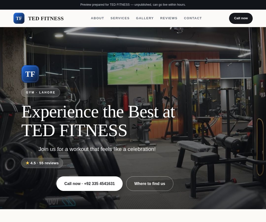 TED FITNESS