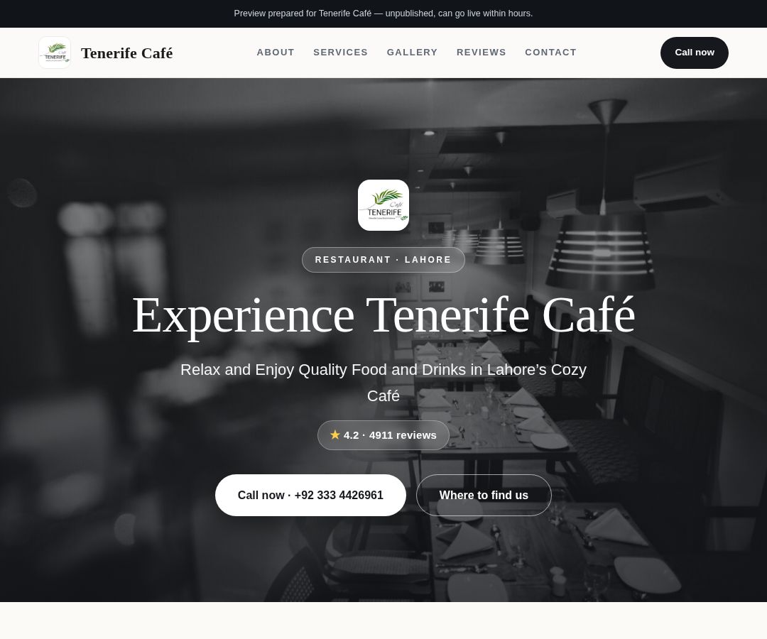 Tenerife Café