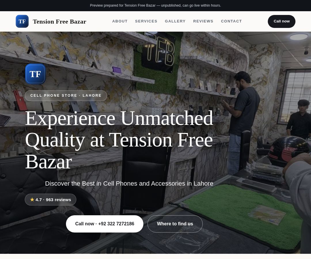 Tension Free Bazar