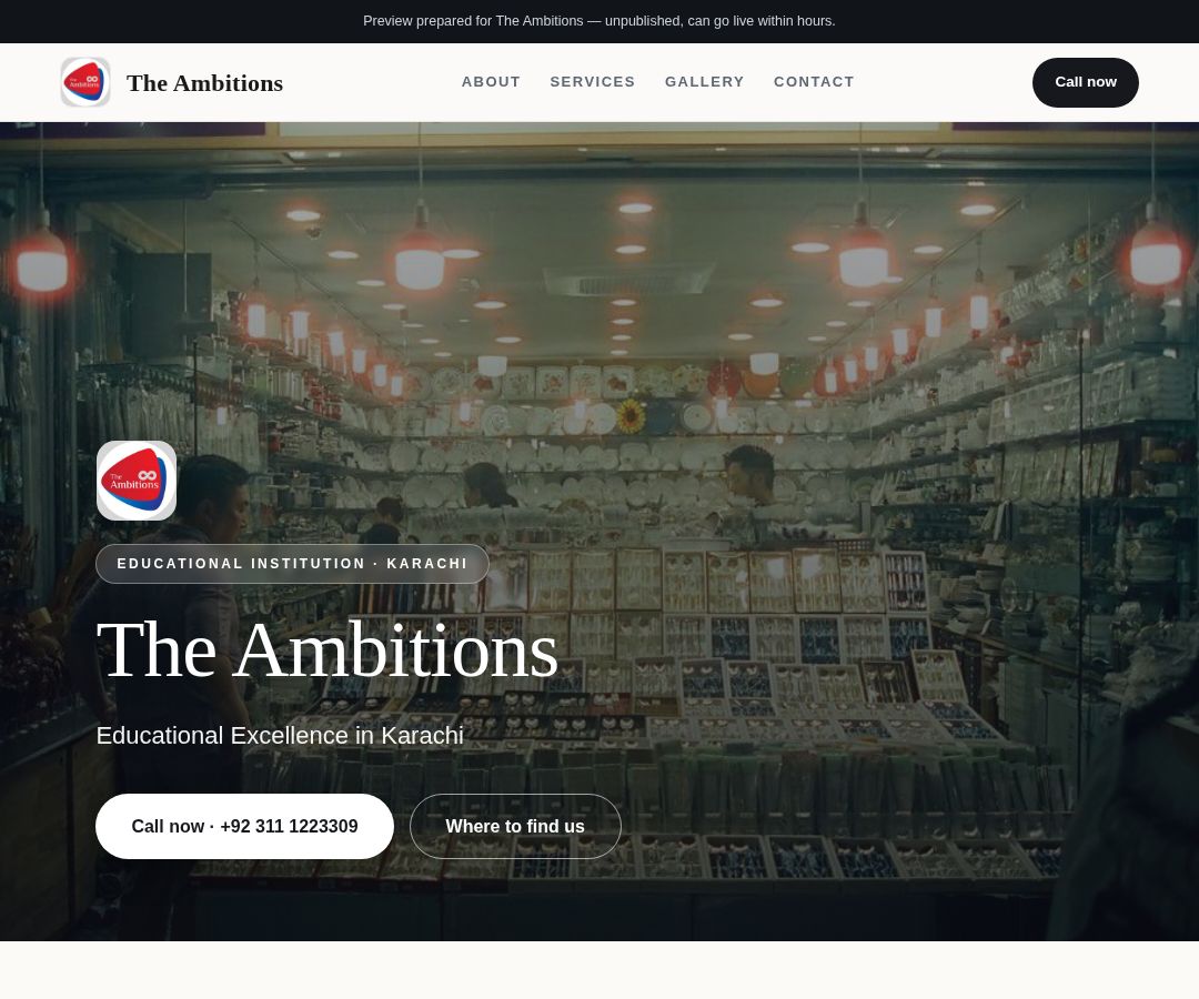 The Ambitions