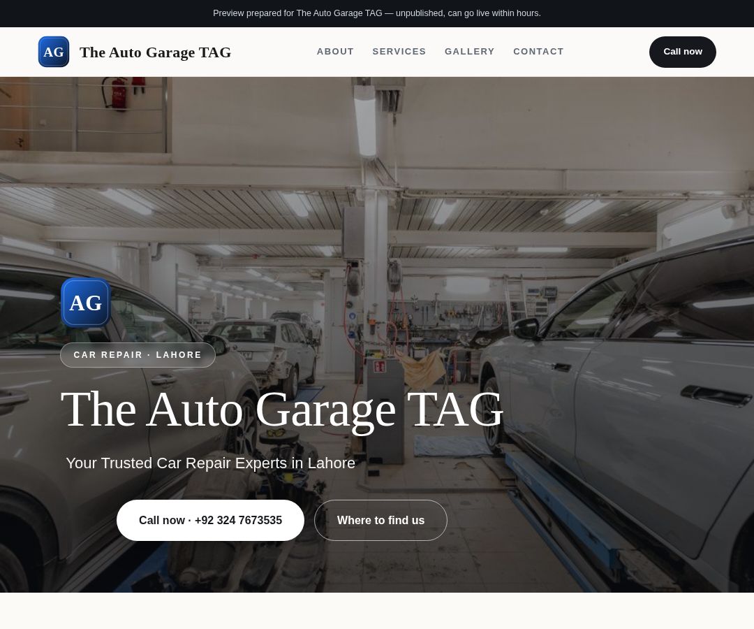 The Auto Garage TAG