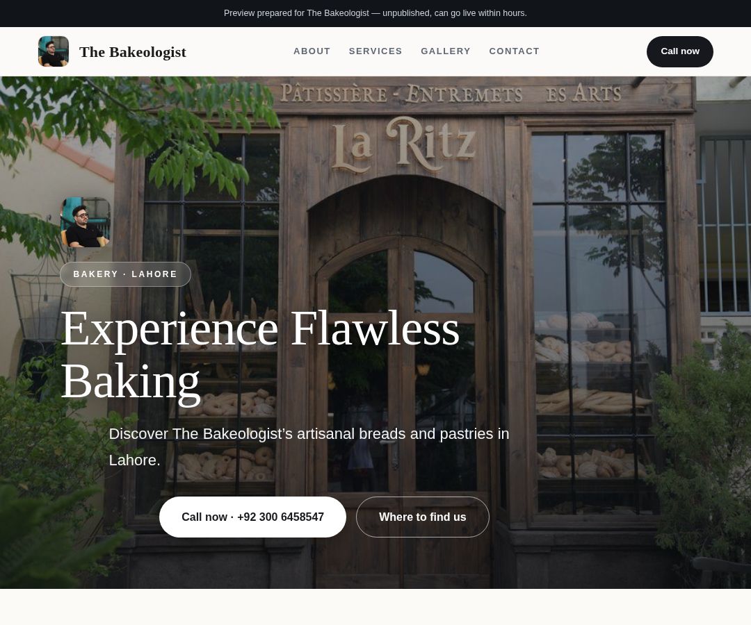 The Bakeologist