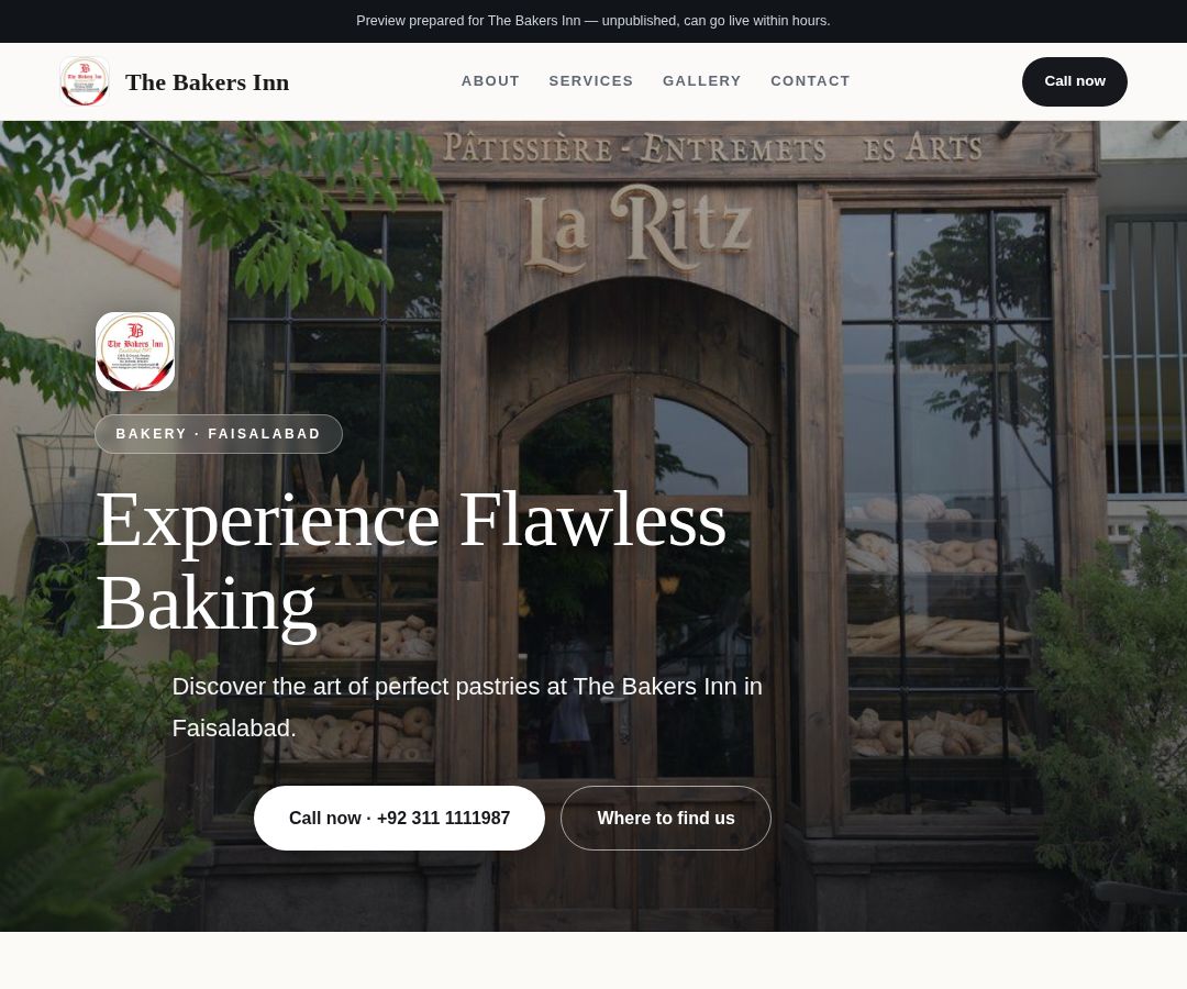 The Bakers Inn