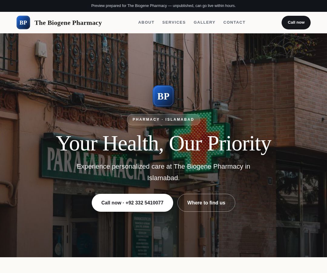 The Biogene Pharmacy