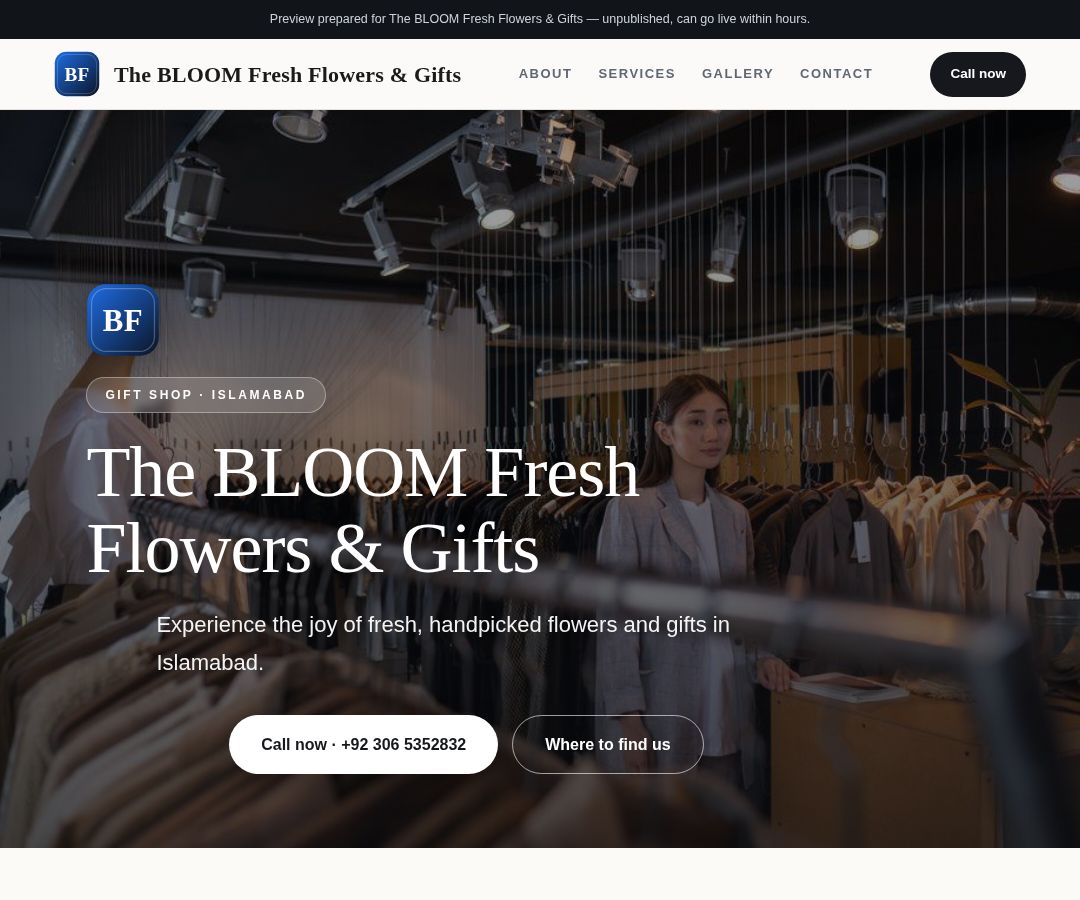 The BLOOM Fresh Flowers & Gifts