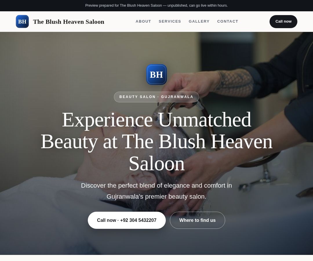 The Blush Heaven Saloon