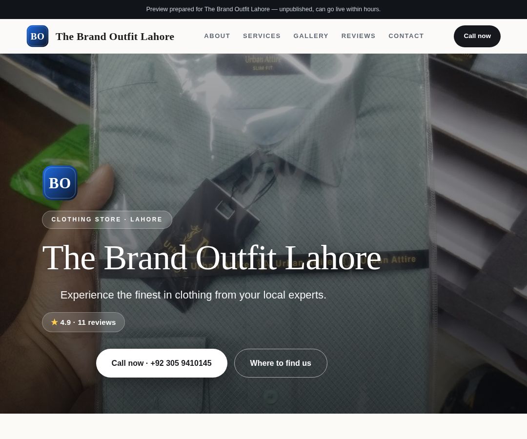 The Brand Outfit Lahore