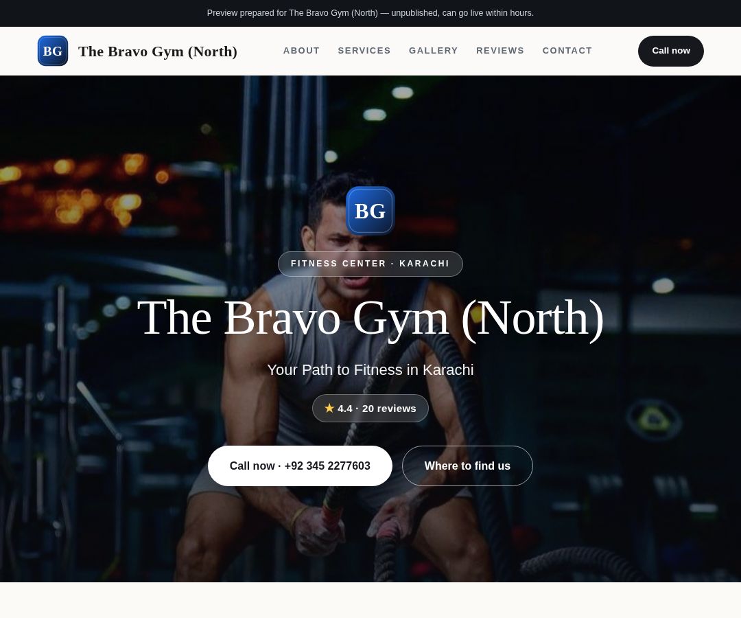 The Bravo Gym (North)
