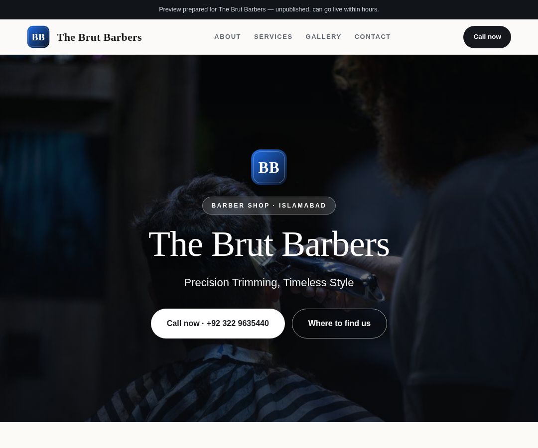 The Brut Barbers