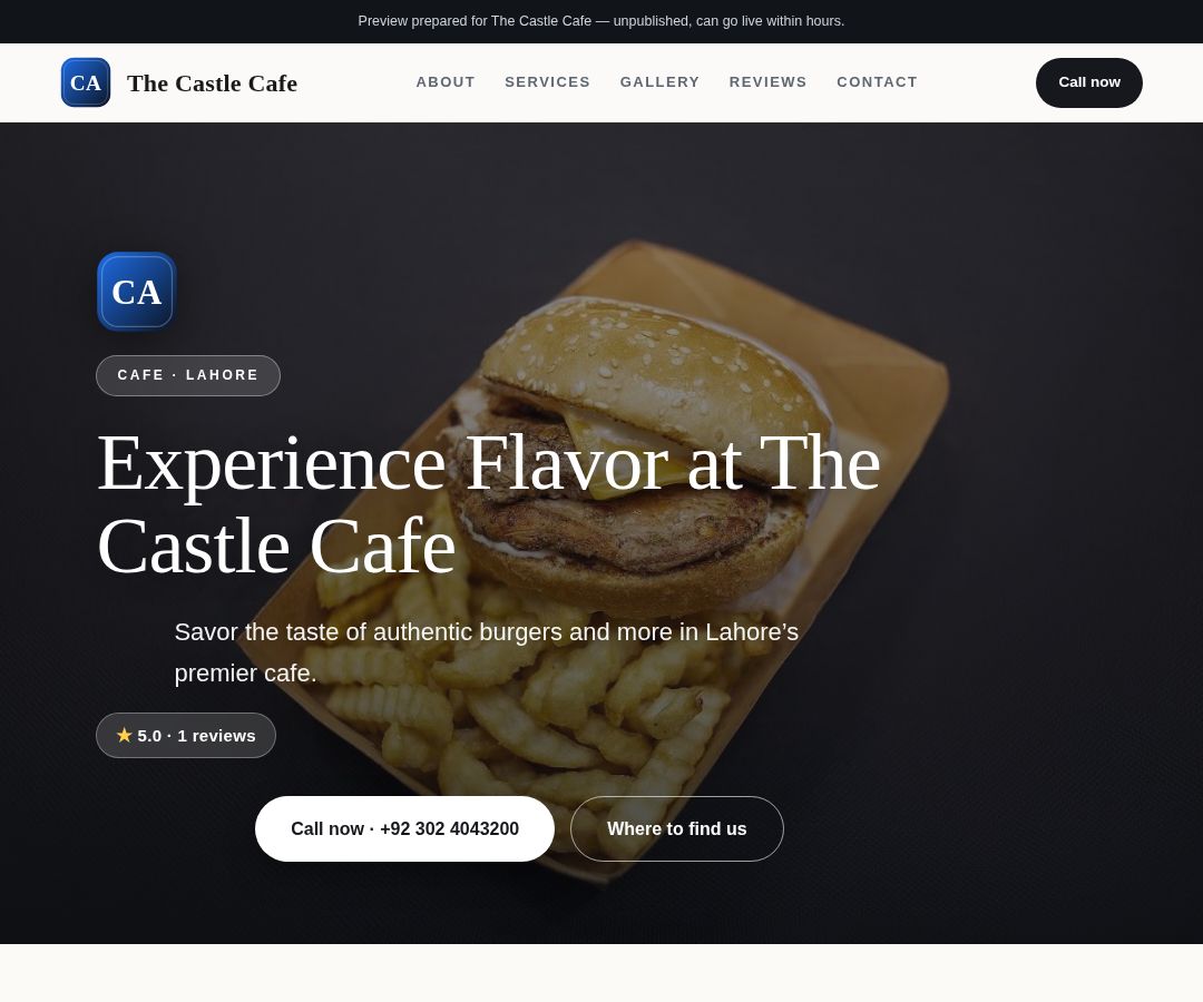 The Castle Cafe