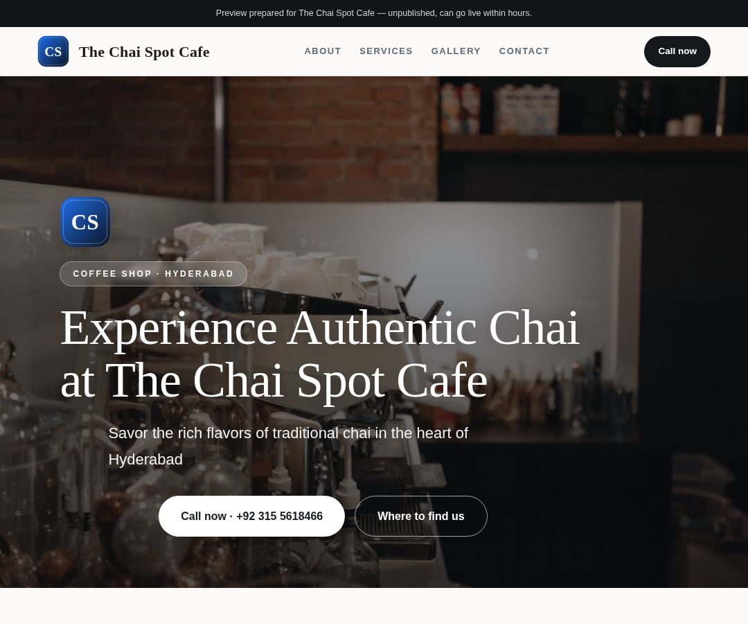 The Chai Spot Cafe