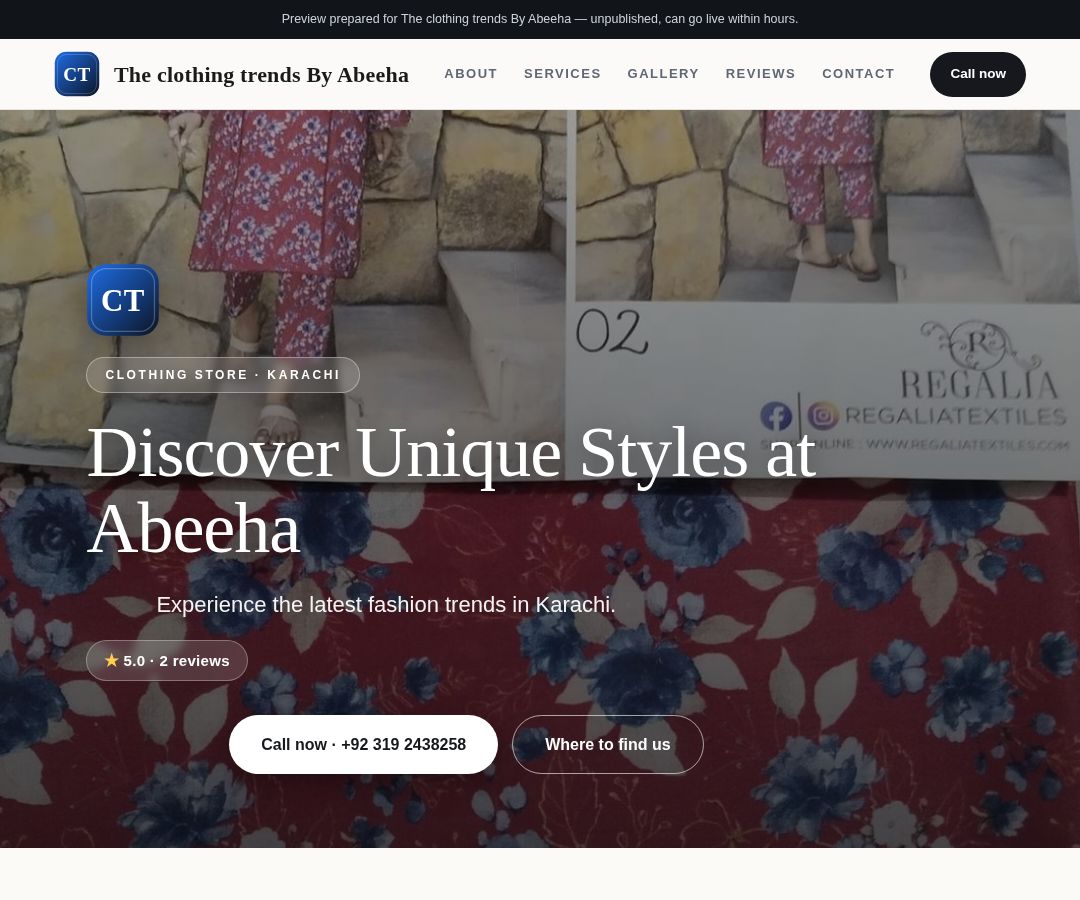 The clothing trends By Abeeha