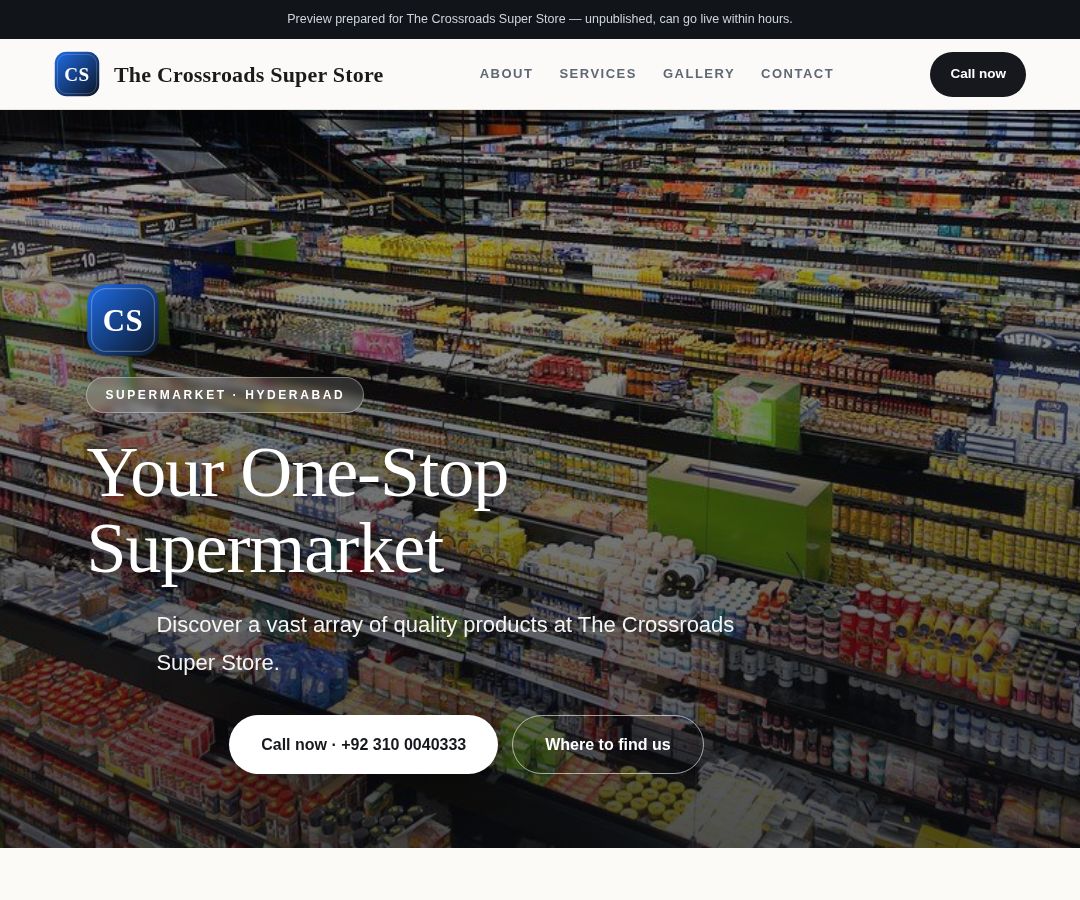 The Crossroads Super Store