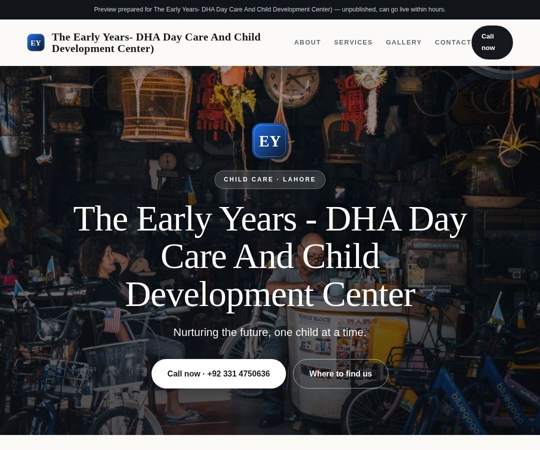 The Early Years- DHA Day Care And Child Development Center)