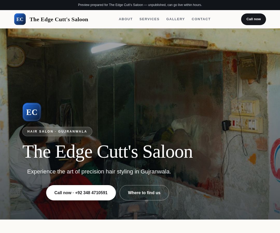 The Edge Cutt's Saloon